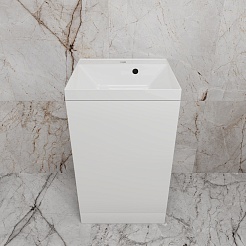 Style Line Тумба под раковину Моно 50 белый софт – фотография-4